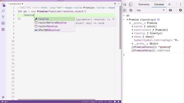 8.2 The Promise constructor in Javascript смотреть онлайн