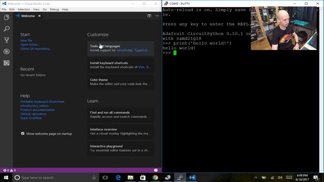 Circuit Playground Express & Windows 10: Make Code & CircuitPython usage with Tony D! смотреть онлайн