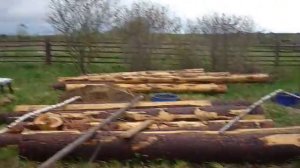 Фундамент из бочек.