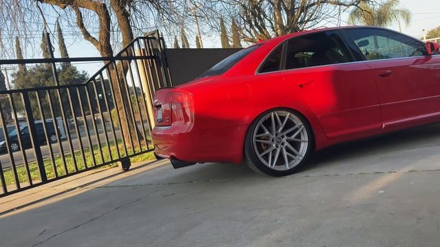 Audi A4 B7 2.0t Quattro cold start. смотреть онлайн