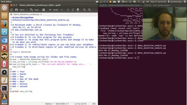 Using the datetime module in Python to create time-stamped files and folders смотреть онлайн