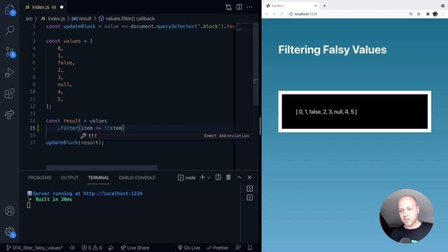 DevTips Daily: Filter Falsy Values in JavaScript смотреть онлайн