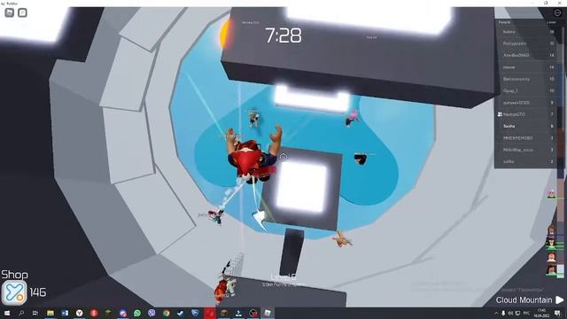 Играем в Tower of Hell c Настей,Roblox смотреть онлайн