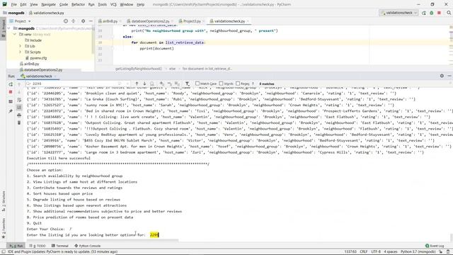 Database Project 3 using Python and MongoDB on AirBnB dataset смотреть онлайн
