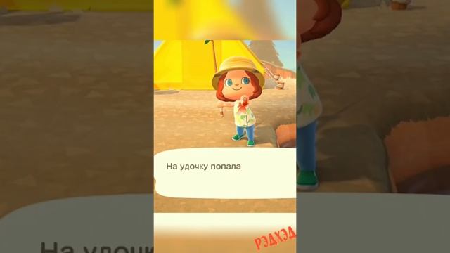 Волшебный улов в игре Animal Crossing: New Horizonsmal. Прохождение игры. Озвучка РэдХэд.#Shorts смотреть онлайн