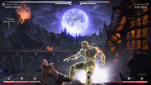 Sonya MKX Demolition 100% oki starter/reload corner combo смотреть онлайн