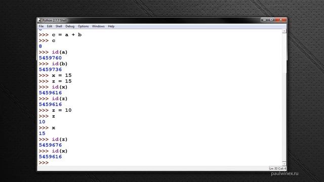 Python Base 3 Переменные смотреть онлайн