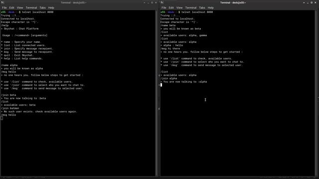 Glimpse of a TCP Chat App in Golang смотреть онлайн