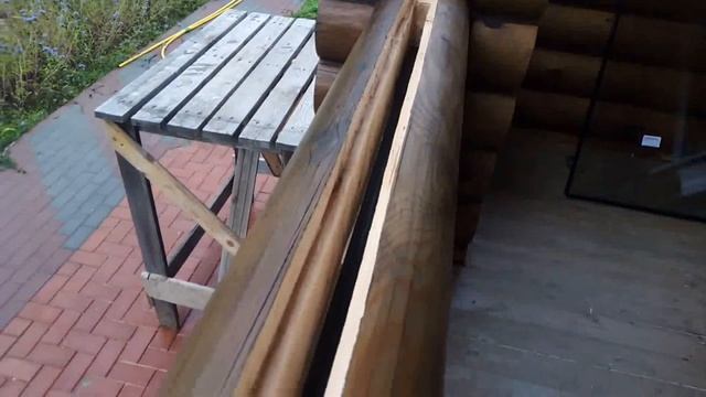 Остекление веранды в бревенчатом доме. смотреть онлайн