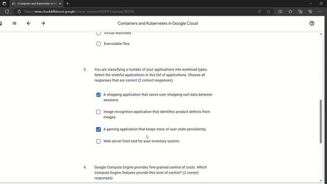 Containers and Kubernetes in Google Cloud Quiz Answer| Getting Started with Google Kubernetes Engin смотреть онлайн