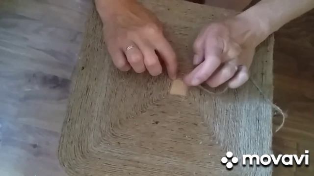 Реставрация табурета.Красота из джута. смотреть онлайн