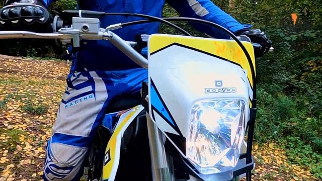 Проедет где угодно! Питбайк для новичка MOTOLAND КРОСС NX125 19/16 - обзор смотреть онлайн