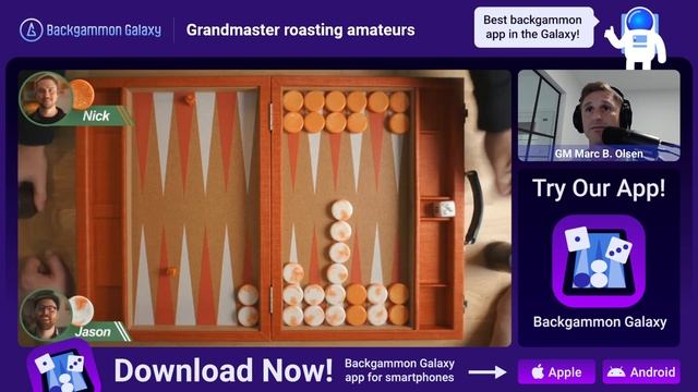 Backgammon Grandmaster reacts to Blunder Blots?? смотреть онлайн
