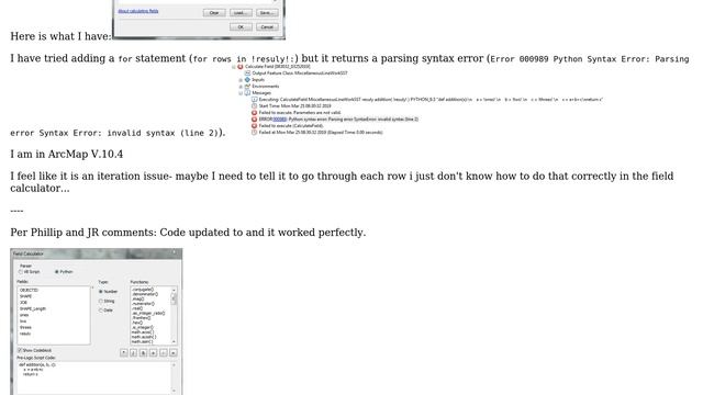 GIS: Use a python expression in Field Calculator to sum each row across several columns смотреть онлайн