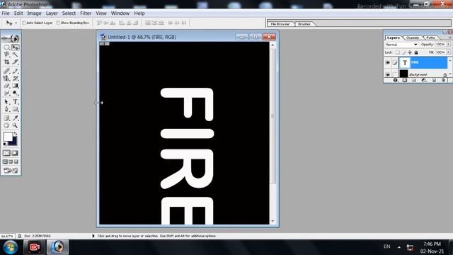 Photoshop 7.0 |creating Fire Effect using Photoshop смотреть онлайн