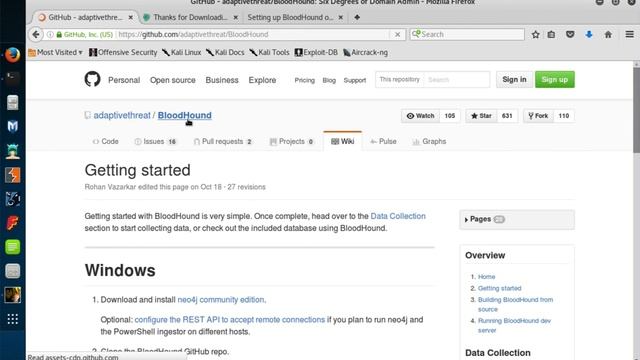 BloodHound - Setup on Kali 2016 Rolling смотреть онлайн