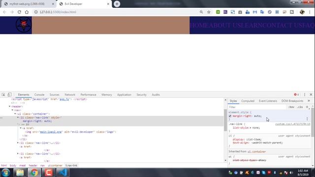 Responsive Navbar Using CSS Flex Box and Media Query | 2019 In Tamil- Part 4 смотреть онлайн