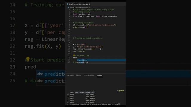 Simple Linear Regression using sklearn смотреть онлайн