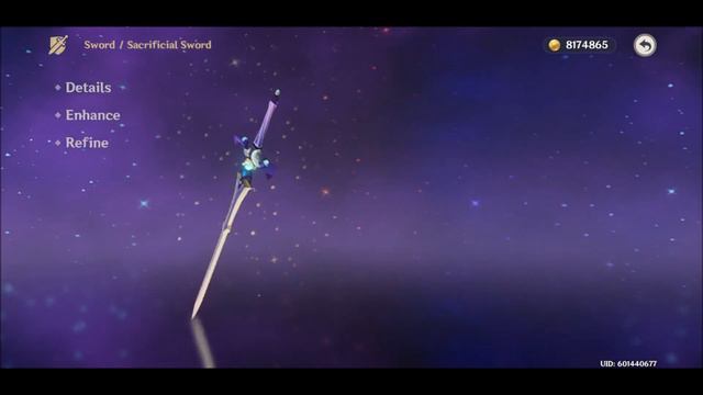 Sacrificial Sword Leveling Up To 60 (Genshin Impact) смотреть онлайн