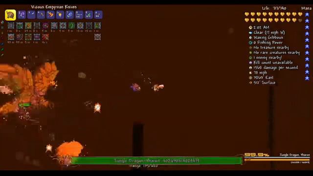 Terraria Calamity Mod: Jungle Dragon Yharon Multiplayer Gameplay смотреть онлайн