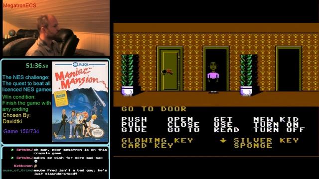 NES Challenge: Game #156: Maniac Mansion смотреть онлайн