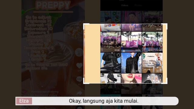 ZEPETO Tutorial: Cobain Salah Satu Filter Preppy Pinterest Ke CapCut | Zepetor Elza