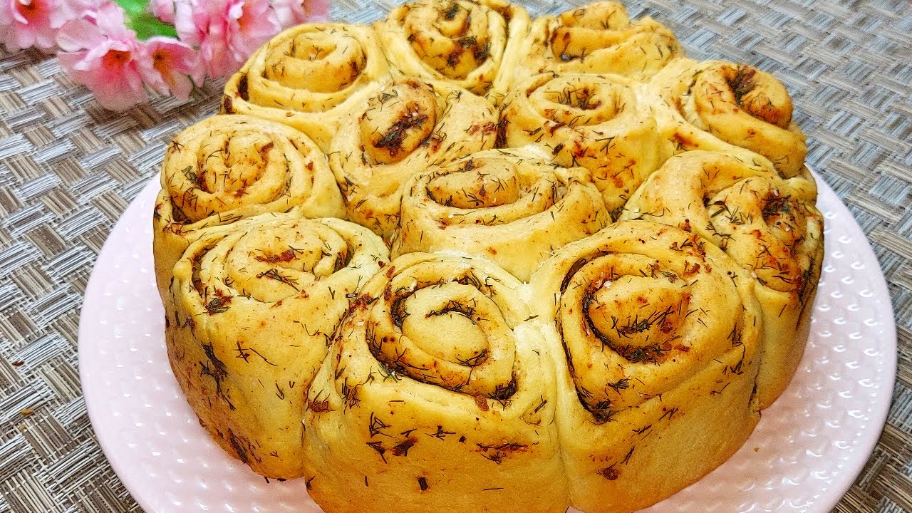 Очень Вкусный и Ароматный домашний ЧЕСНОЧНЫЙ Хлеб к обеду или просто на перекус смотреть онлайн