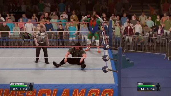 WWE 2K17 i need some help with this guy need his move sets for ps4. Jeep swanson.