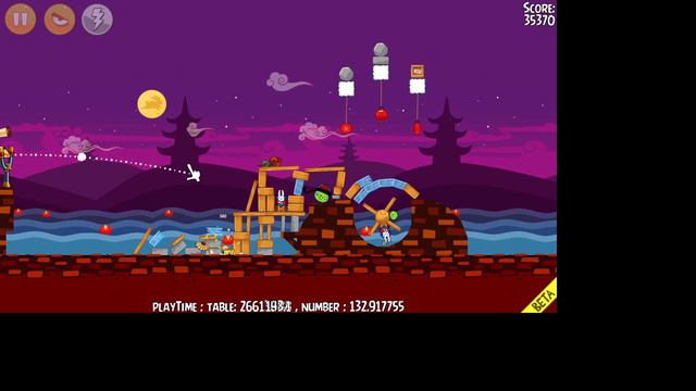 Angry Birds Seasons Moon festival level 1. смотреть онлайн