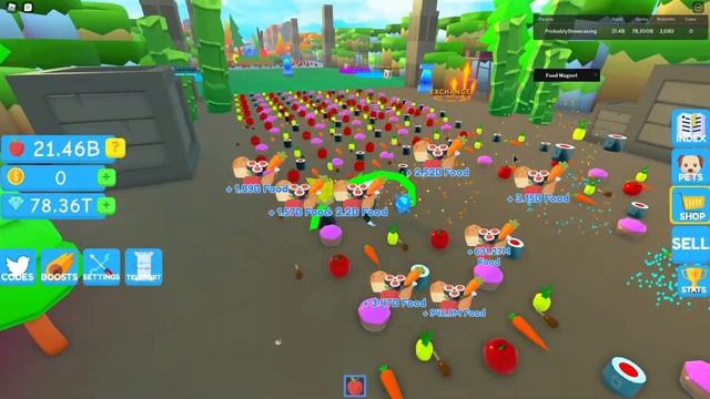 Food Magnet Simulator | Roblox | Script смотреть онлайн