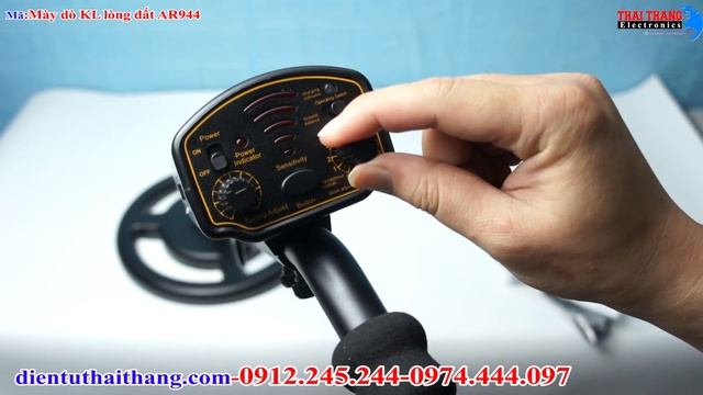 Test Máy Dò Kim Loại AR944,sâu 3M,có Chế độ PHÂN KIM ,LOẠI TRỪ SẮT.dò Kho Báu ,dò Vàng ,dò Bãi Biển