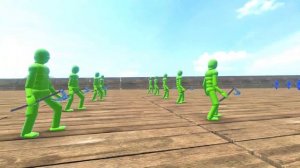 NPC Wars & Active Ragdoll Physics! NPC Fighting in Overgrowth #7