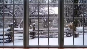 Winter, snow, fire