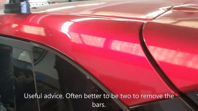 Installing a roof rack and Thule luggage box on my Mazda CX 3 смотреть онлайн