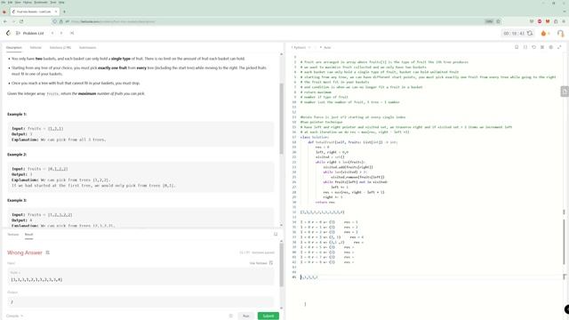Random Problem Challenge I - Fruit Into Baskets - LeetCode 904 - Python смотреть онлайн