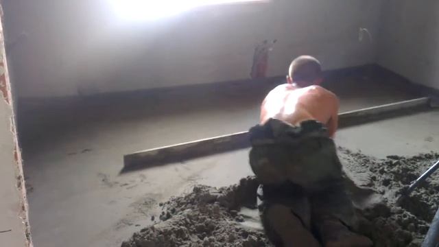 Стяжка пола цементно-песчаная машинная , ООО, РО-КОС 067 4421101 а