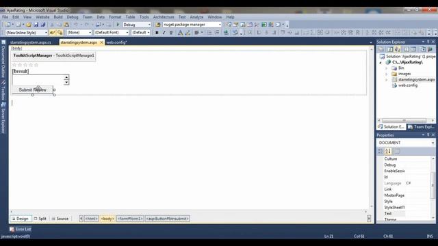 How to create 5 Star Rating System with Review/Comment box in asp.net смотреть онлайн