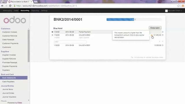 Register A Partial Payment From A Bank Statement Mp4   Google Drive
