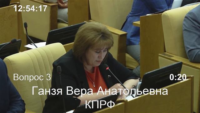 Вера Ганзя. Вопрос о повышении пенсионного возраста. смотреть онлайн