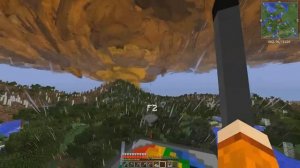 POTATO TORNADO - Minecraft Tornado Survival S5E15 - (Localized Weather Mod)