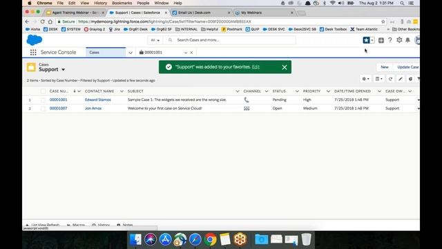Service Cloud Agent Training Webinar смотреть онлайн