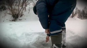 Рыбалка на косынки зимой - такого я не ожидал часть 2