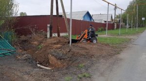 Мини погрузчик с самодельным реверсом на низкой раме. Часть 4.