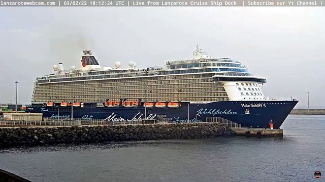 Отправление пассажирского судна МОЙ КОРАБЛЬ 4 - Departure of the passenger ship MEIN SCHIFF 4 смотреть онлайн