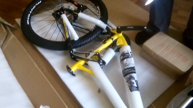 Распаковка двухподвес LAUXJACK 24/27 rappelling Bike. soft tail.bicycle, mountain bike, downhill смотреть онлайн