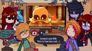 FNF react to Indie Cross (All Cutscenes) ||FnF Gacha||