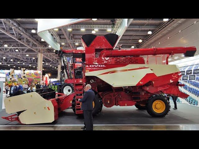 Китайский роторный зерноуборочный комбайн LOVOL GK-120 на Агросалон 2022. смотреть онлайн