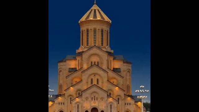 Цминда Самеба. Тбилиси Грузия православный храм. смотреть онлайн