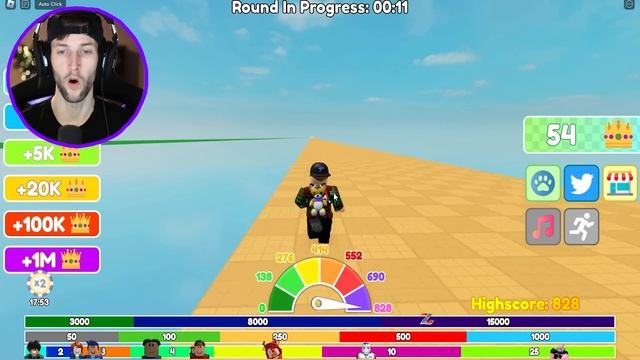 ROBLOX ALPHABET LORE RACE CLICKER! смотреть онлайн