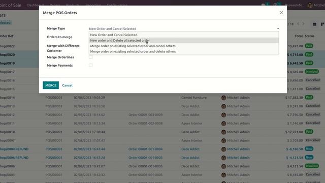 Merge Point of Sale Orders | Odoo App Feature #odooapps #odoo #odoo16 смотреть онлайн
